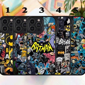 Capa retrô de morcego para iPhone, Samsung, Pixel e MagSafe.