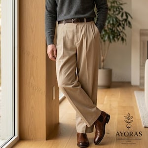 brown dress pants white shirt Pantheon Dress Pants