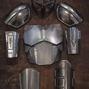 Mandalorian Costume New Beskar Armor Mando Fighting Suit | Full Body Wearable Steel Sci-Fi Prop Replica | Premium LARP Cosplay Outfit image 5