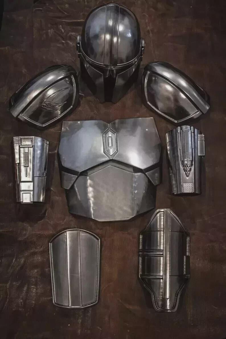 Mandalorian Costume New Beskar Armor Mando Fighting Suit | Full Body Wearable Steel Sci-Fi Prop Replica | Premium LARP Cosplay Outfit image 5