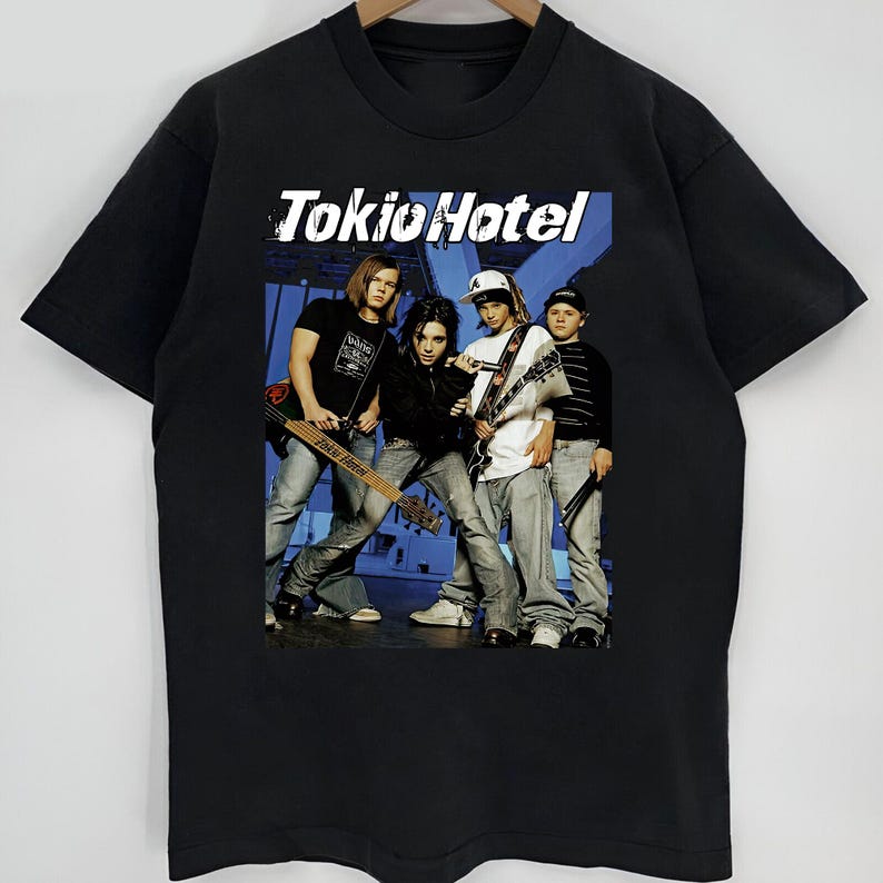 T-shirt Unisex Tokio Hotel - Coton, Toutes Tailles (réf. 24D21) - Personnalisable - Neuf Avec étiquette