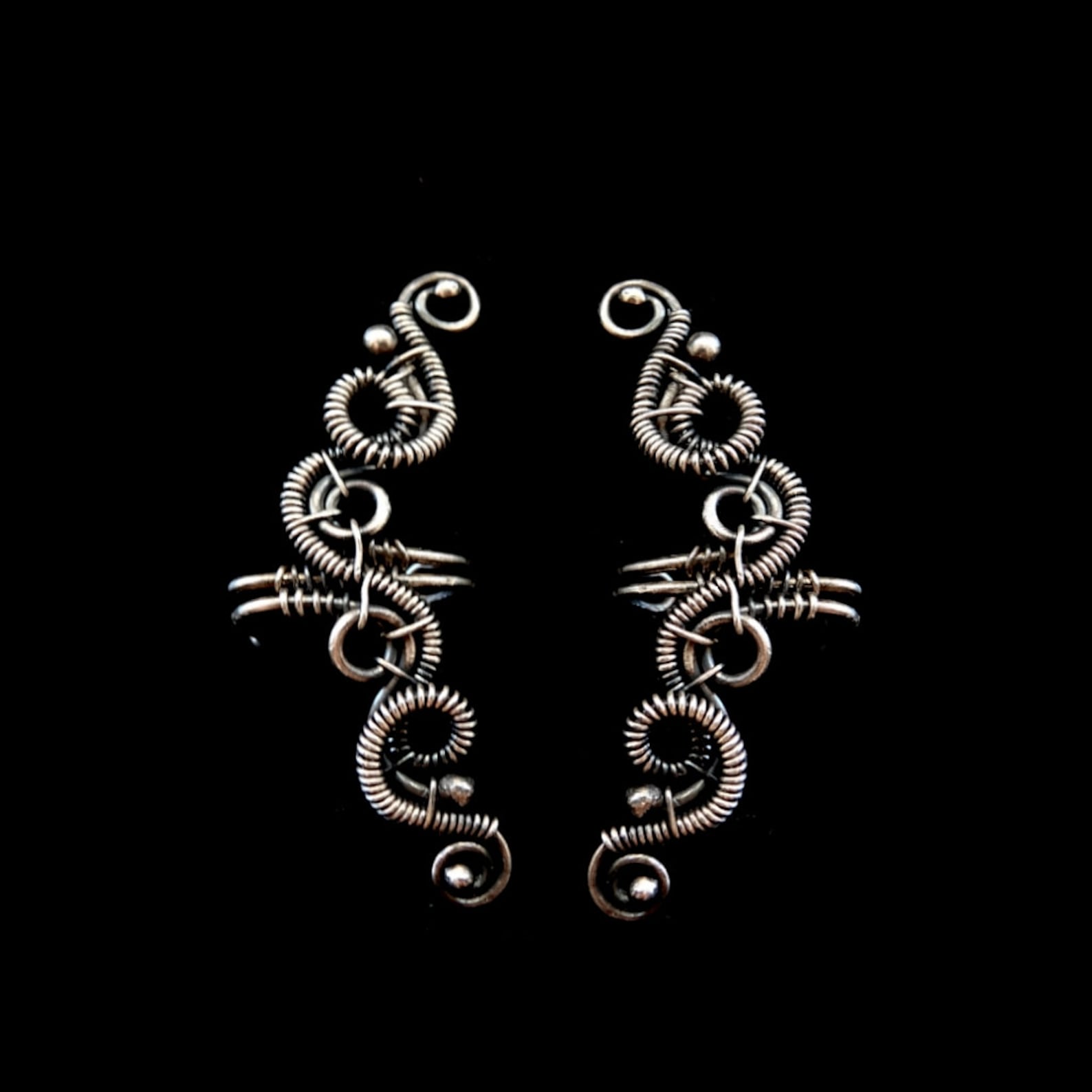 Ear Cuff No Piercing Sterling Silver Cartilage Earring Etsy