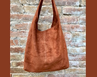 Red and Black Embroidered Floral Tote Bag Suede Leather Handmade Tote for Women Gift Ideas for Mom