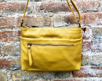 mustard colour bag