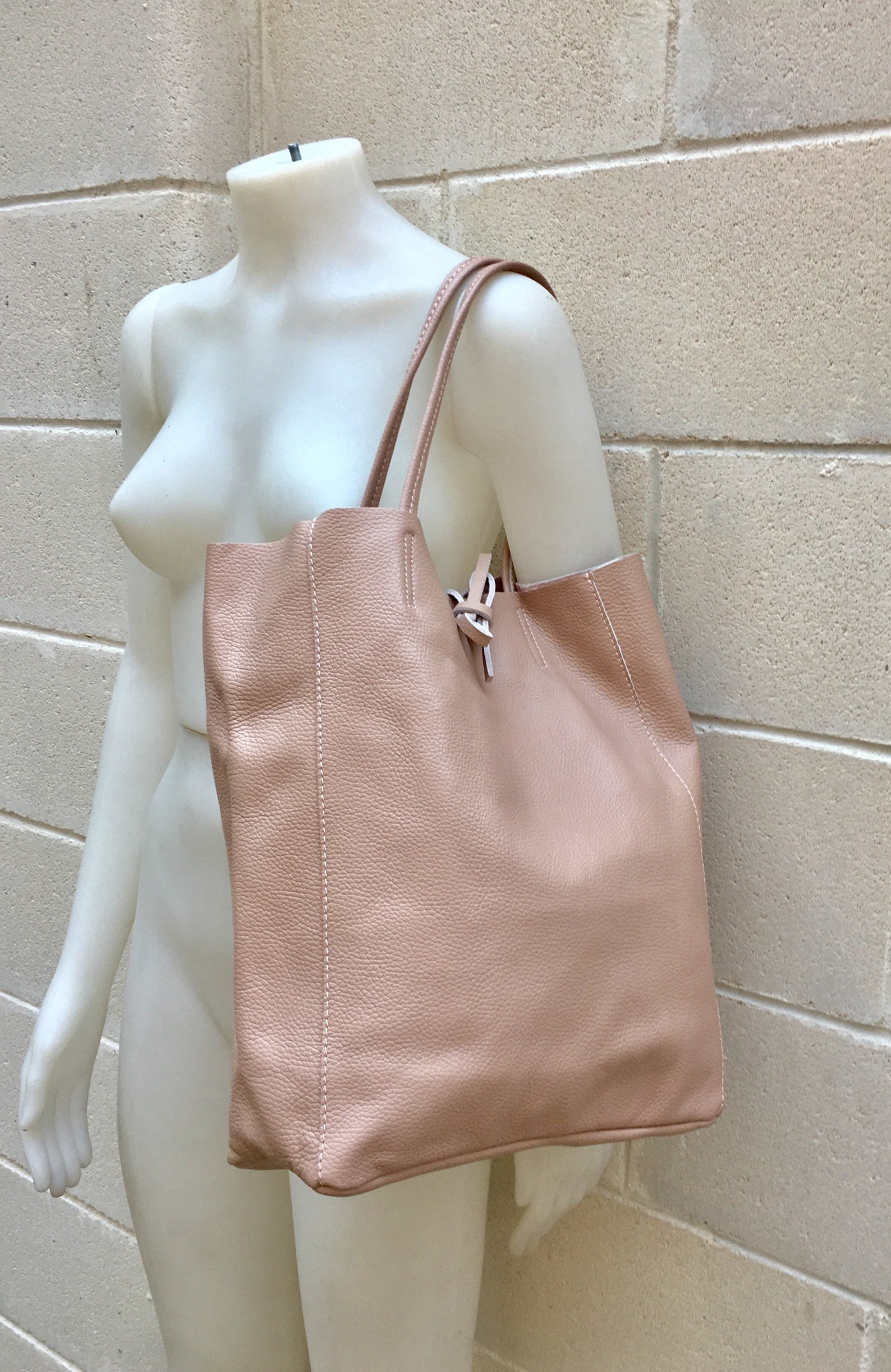 LEATHER DEPT. PINK BAG main image 1