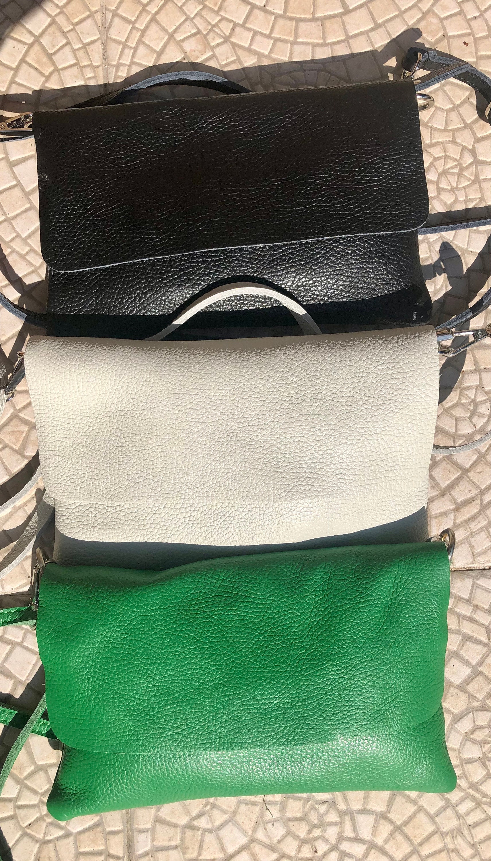 バッグ BOUTIQUE SMALL LEATHER BAG Woman VIOLET T Timeless Shopping Bag in Leather Mini