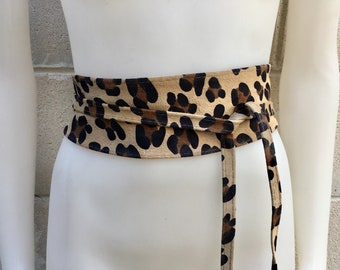 Leopard Animal Print FreeStyle Wrap Obi Statement Belt il_fullxfull.6410219321_3n0r.jpg main image 4