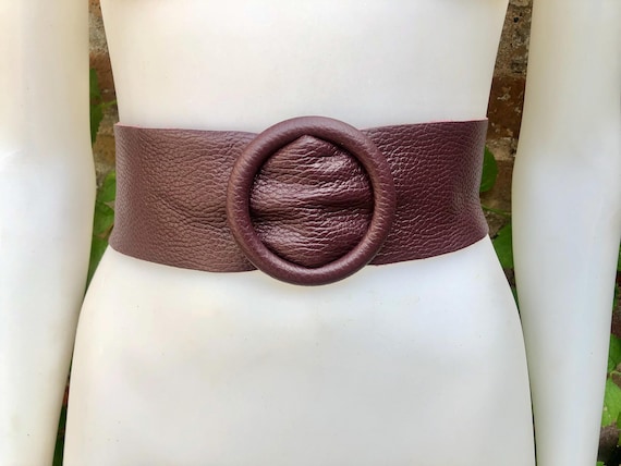 knee length dresses for ladies Alden Belt with Brass or Nickel Buckle (Burgundy Calf) – The Alden Shop main image 0