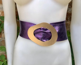 Vintage Color Block Leather Belt 80s Blue Yellow Red - Etsy display picture 1