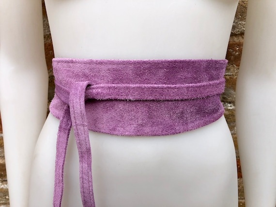 Purple Suede Belt B1202A - Purple Suede Belt - Double J Saddlery main image 4