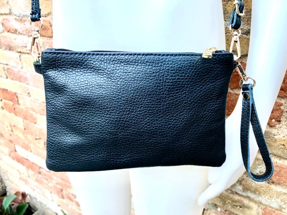 Black Small Clutch Shoulder Bag for Women Leather Mini Tote Vintage  HandbagPurse Retro Classic Small Purse 90s Buckle Closure - Walmart.com
