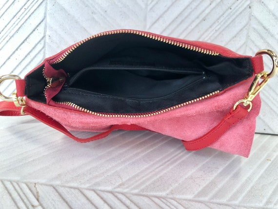 Purse with zipper and flap hotsell