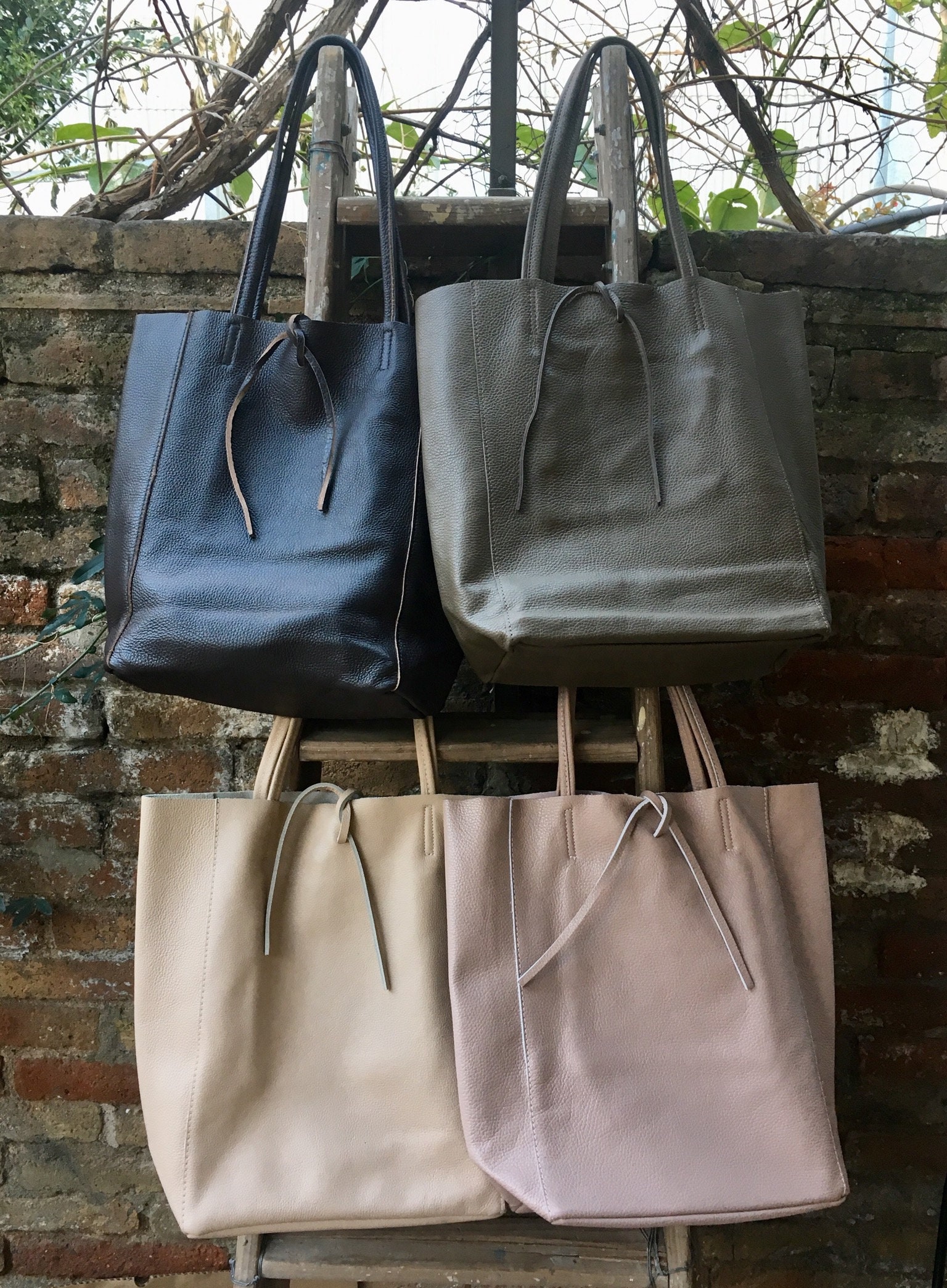 Beige TOTE leather bag. Soft GENUINE leather bag. Large beige leather bag. Laptop tablet bag leather bag for books. Beige leather shopper
