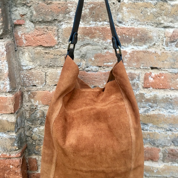 Brown Leather Hobo Etsy