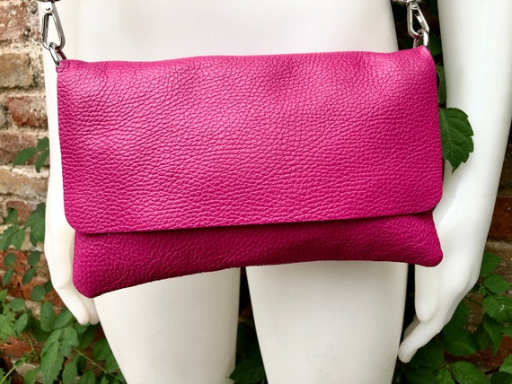 Small Leather Bag in Magenta Pink. Fuchsia Crossbody Bag, Shoulder Bag in GENUINE Leather. Hot Pink Bag With Adjustable Strap and Zipper - Etsy Small Leather Bag in Magenta Pink. Fuchsia Crossbody Bag, Shoulder Bag in GENUINE Leather. Hot Pink Bag With Adjustable Strap and Zipper - Etsy