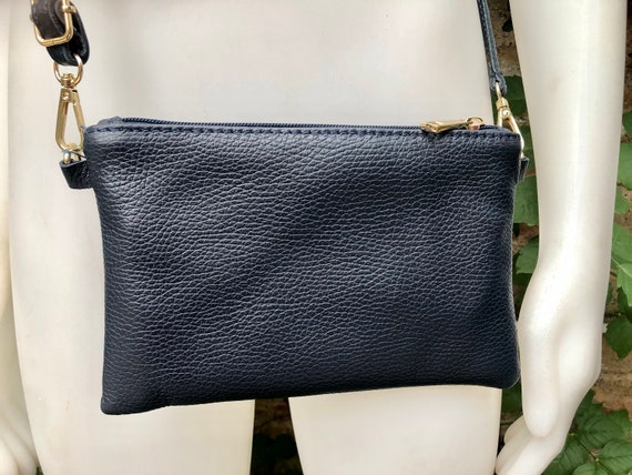 Small purple Tote bag in genuine leather | Cinzia Rocca