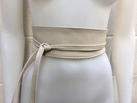 Leather wrap around belt 2025