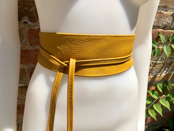 Mustard yellow waist belt Outlet