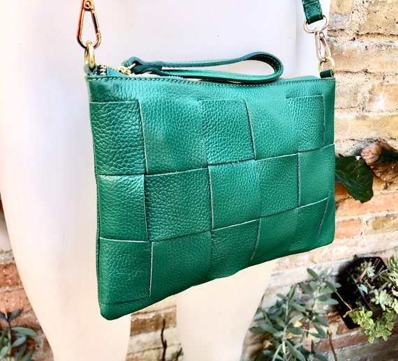 Teal green bag deals