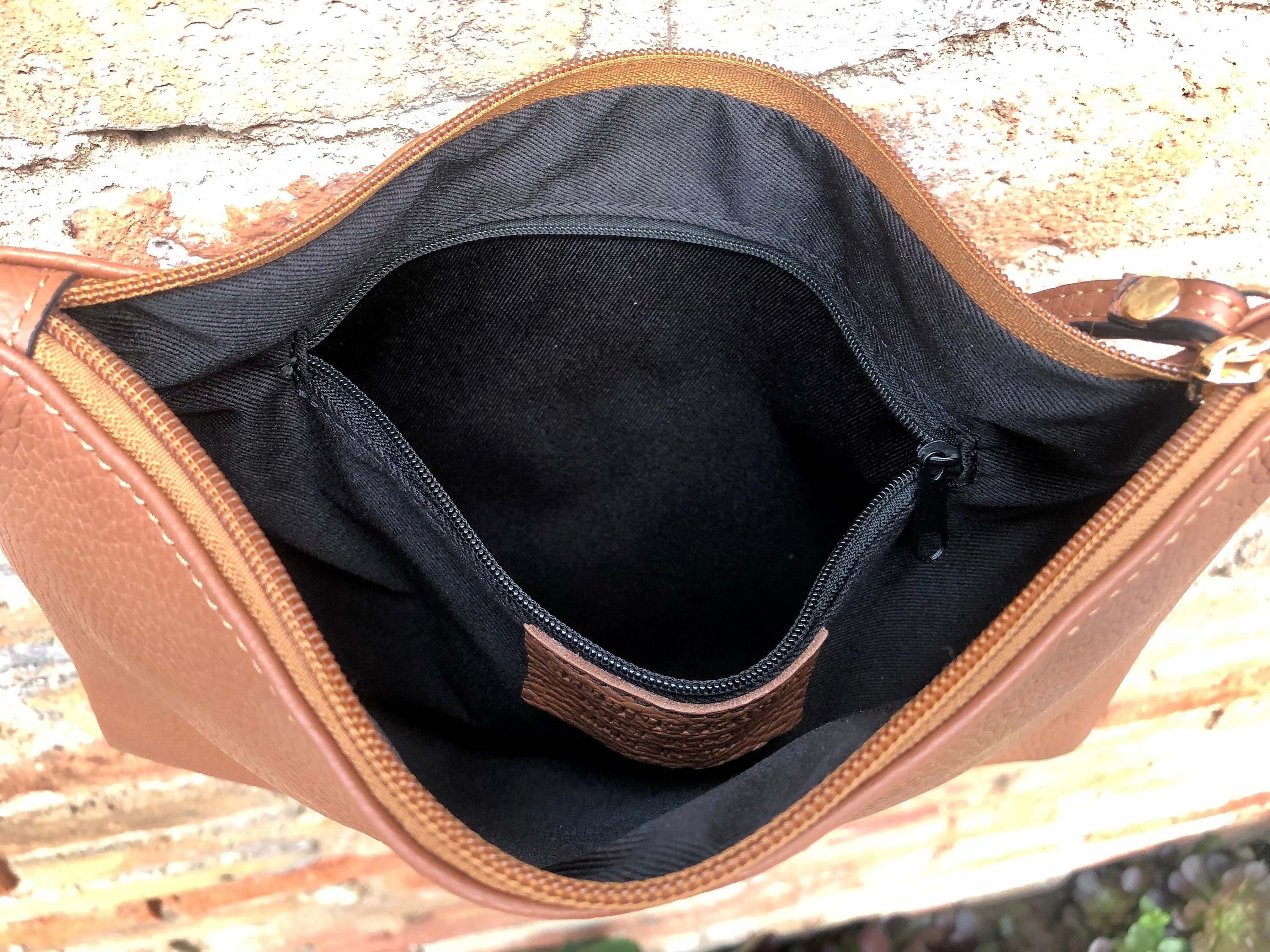 ショルダーバッグ Donkey Fake Leather Cross Bag Brown Small leather bag in BROWN .Cross body bag, shoulder bag or