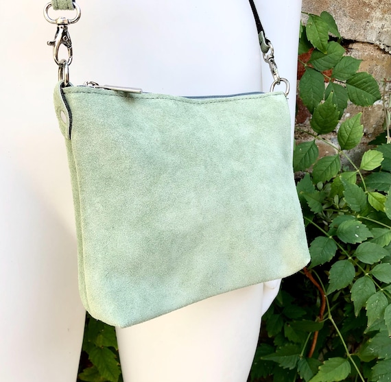 ショルダーバッグ・ポシェット ^MCLANEE^ Lit suede shoulder and cross bag litte_suede SID & VAIN shoulder bag leather HAZEL brown crossbody bag
