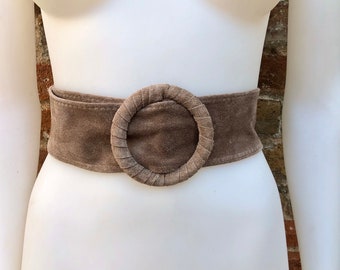 Obi Belt in Soft Leather. Wrap Belt in BLACK. Waist Belt in BLACK