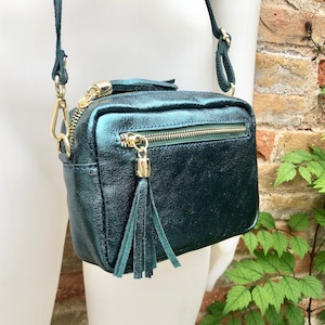 Blue green handbags sale