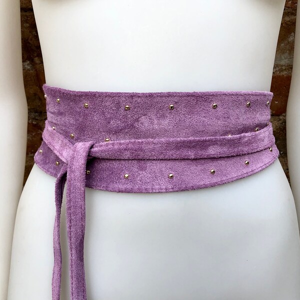 Matiste Orange Suede Belt 202