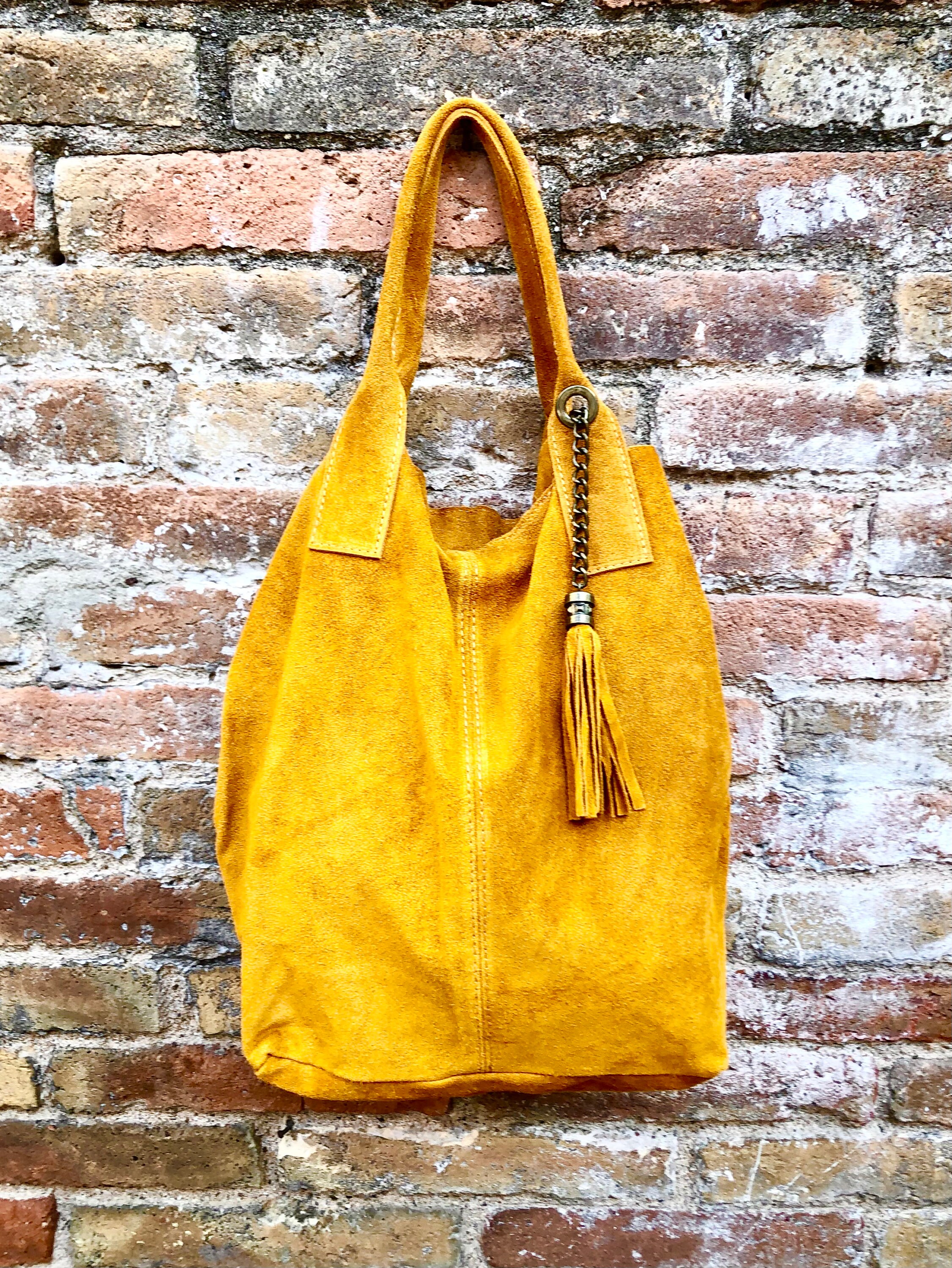 Suede Leather Sling: The Ava Slouchy Bag – FEED