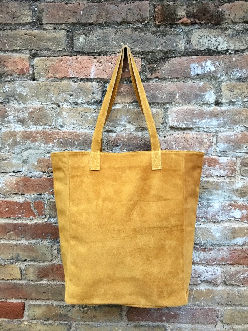 mustard yellow leather bag