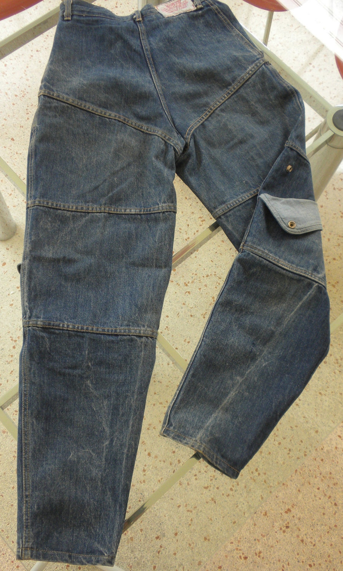 1983 GUESS Stone washed Jeans Engineered pockets with snaps Etsy