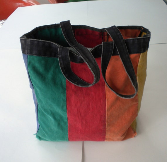 Items similar to Clovis Ruffin 70s Tote Bag / Clovis Ruffin for Genie ...