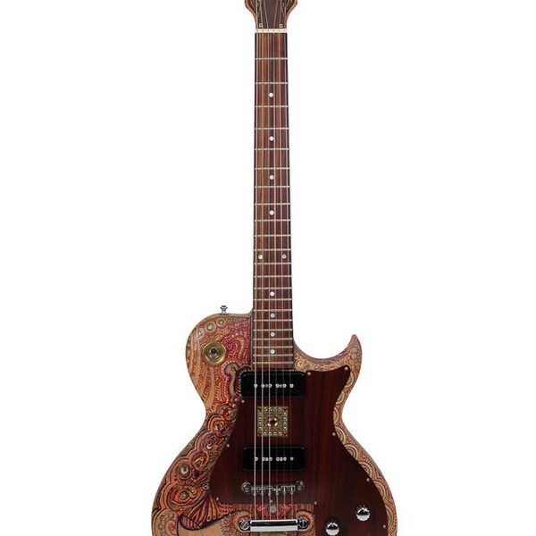 Electric Guitar  "Flying on the Inside" - Modified Instrument , Altered Music Gear