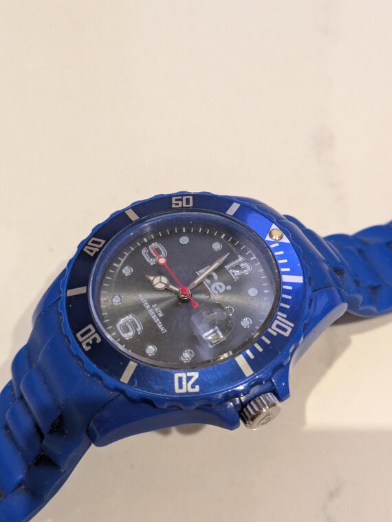 Mens Blue Silicon Blue 
