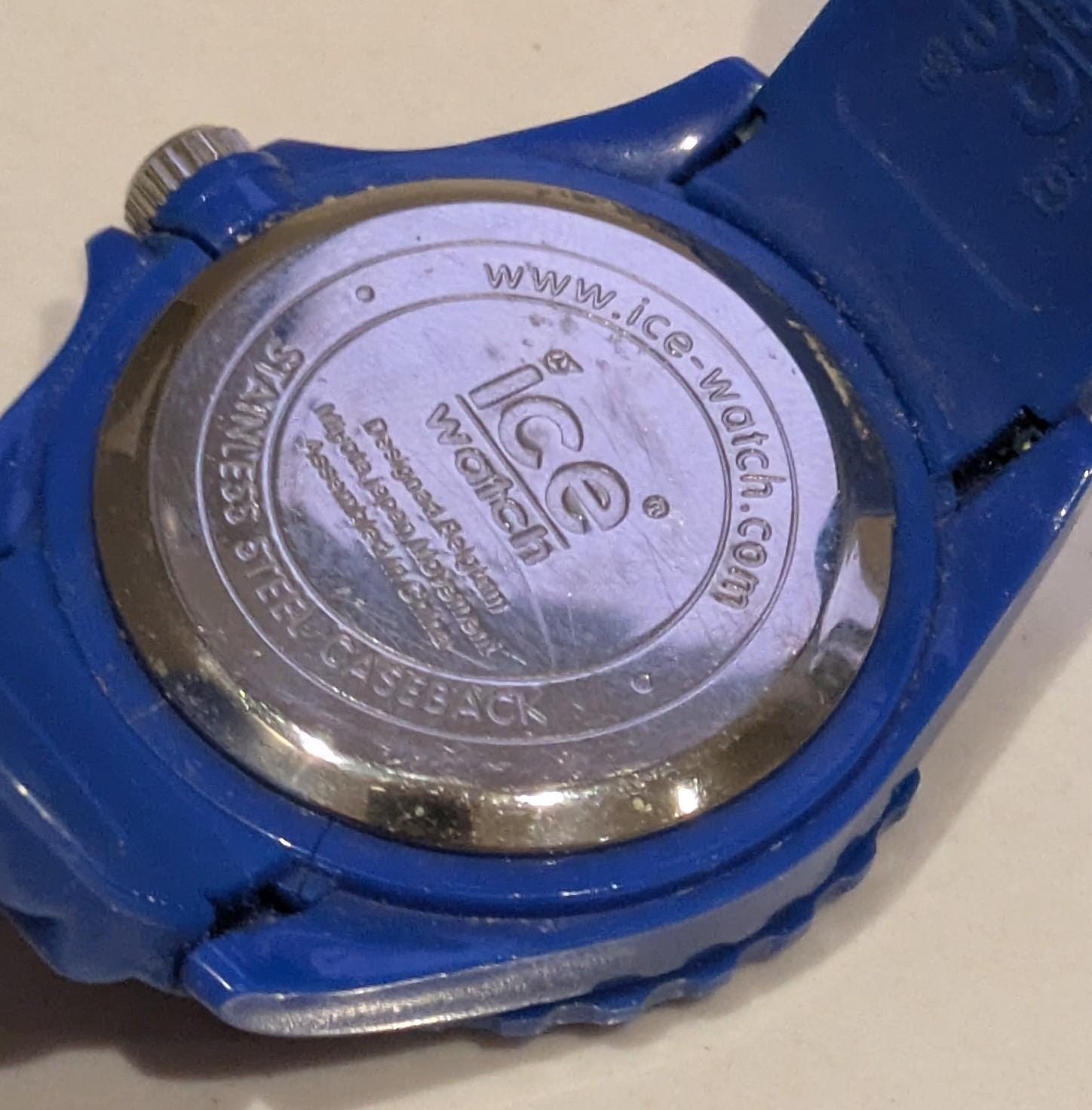ICEwatch シリコン ブルー Mens Blue Silicon Blue 