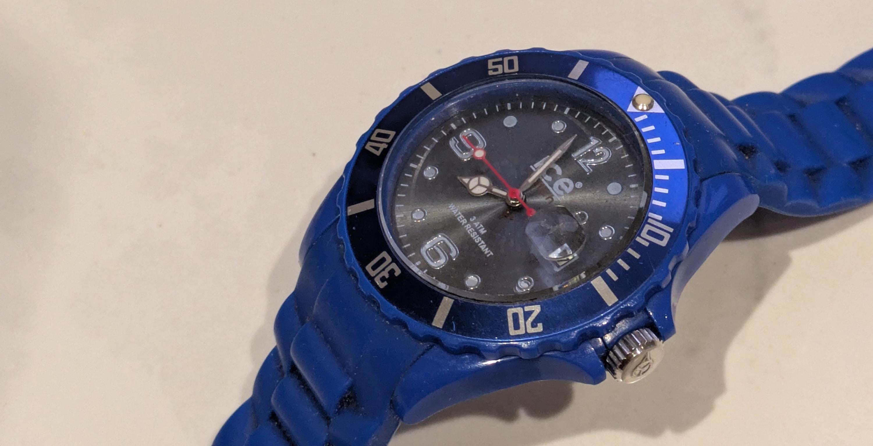 ICEwatch シリコン ブルー Mens Blue Silicon Blue 