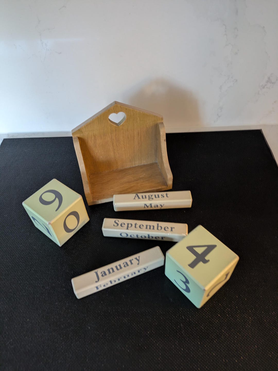 Perceptual Wooden Block Calendar - Etsy