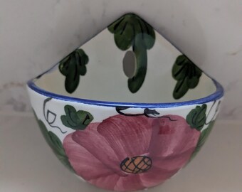 Vintage Martinez ceramic wall vase