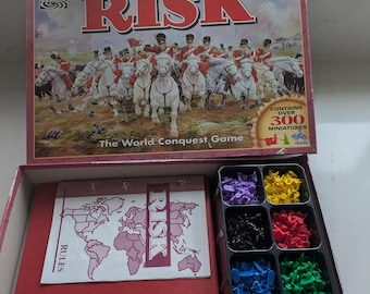 Juego de mesa Risk vintage de 1994, completo, en muy buen estado.