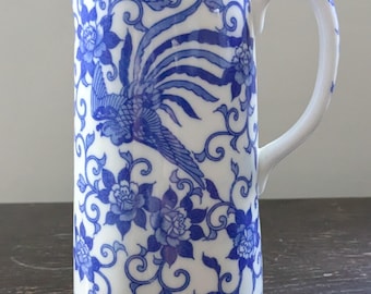 Vintage Noritake melkkannetje met feniksmotief.