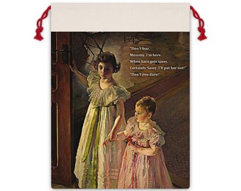 Children's Poem Huge Gift Bag | Vintage Poetry Art