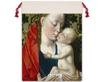 Madonna and Child Large Gift Bag | Nativity Illustration