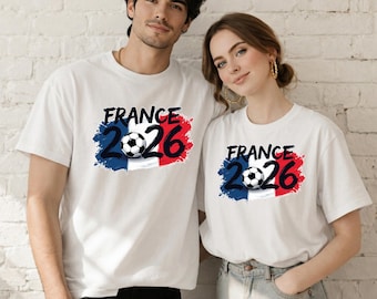 France 2026 Soccer Fan T-Shirt, World Football Graphic Tee