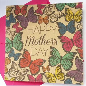 Tarjeta Mariposa del Día de la Madre