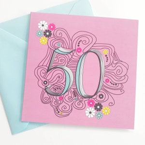 50th Birthday Card