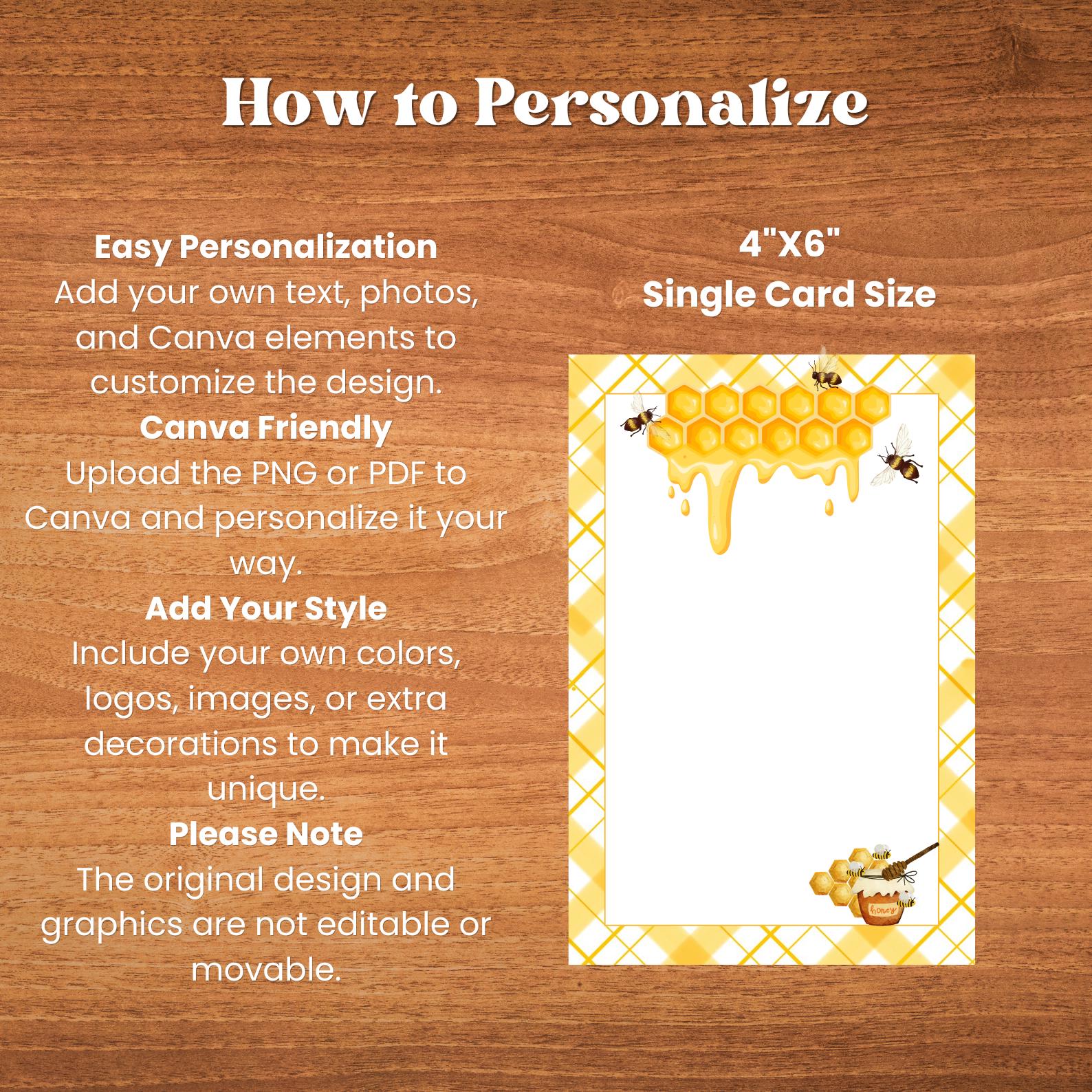 Busy Bees Notepad Bundle, Printable Bee Memo Pad Template ,cute ...