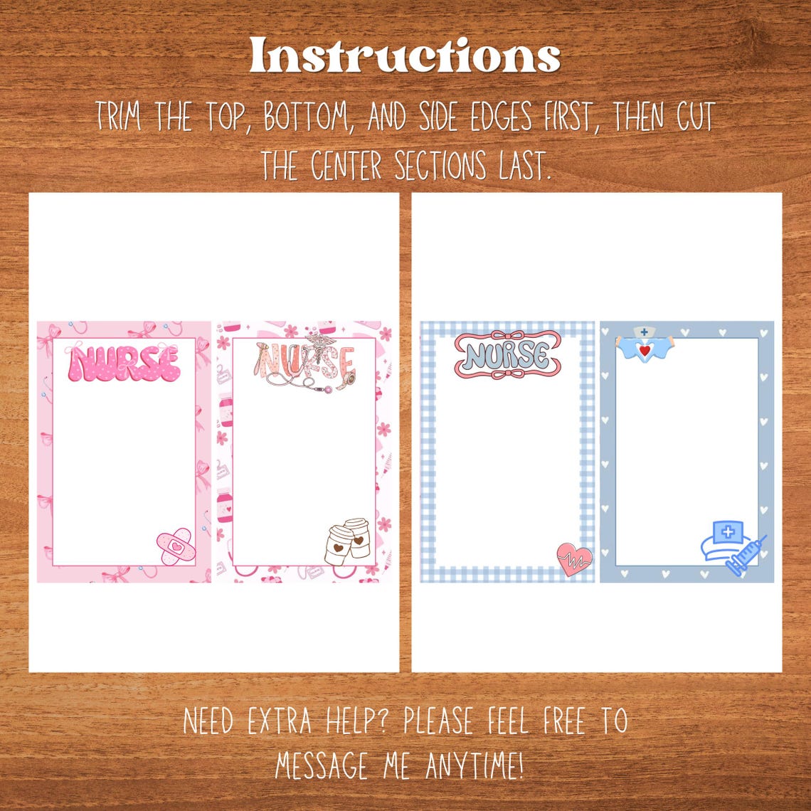 Nurse Life Notepad Printable Bundle, Nurse Notes Template Medical ...