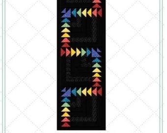 Wild Geese Table Runner Quilt Pattern: 50" x 14" (PDF Download)