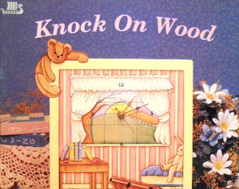 Knock on Wood Decorative Painting Booklet, by Carol Henry, Vintage 1994 Tole Painting Patterns