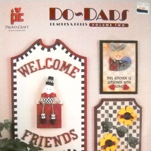 Do-Dads Plaques and Dolls Volume Two Decorative Painting Booklet by Provo Craft, Vintage 1995 Tole Painting Patterns